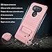 Samsung Galaxy J7 Perx Case, Galaxy J7 Sky Pro / J7V 2017/J7 Prime/Halo Case with Screen Protector,AnoKe[Card Slots Wallet Holder]Kickstand Plastic TPU Shockproof Case For Galaxy J7 2017 KC1 Rose Gold