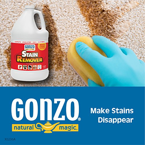 Gonzo Carpet Stain Remover 1 Gallon Natural Magic Super Strength