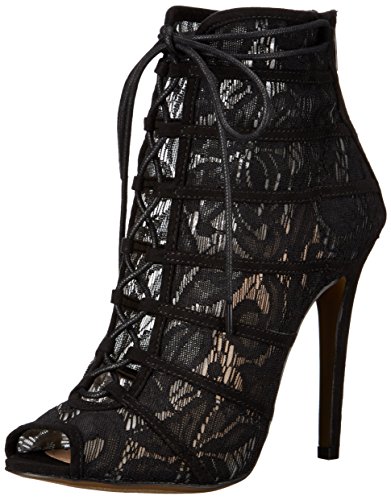 jingle peep toe bootie