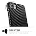 iPhone 7 Plus Case, Lavince Premium TPU Shockproof Case Dual Layer Cover with Carbon Fiber Grip Back Pattern for Apple iPhone 7 Plus (Black)