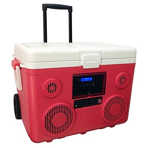 TUNES2GO CA-E065R KoolMAX Bluetooth Speaker (Red) (Best Battery For Cooler Stereo)