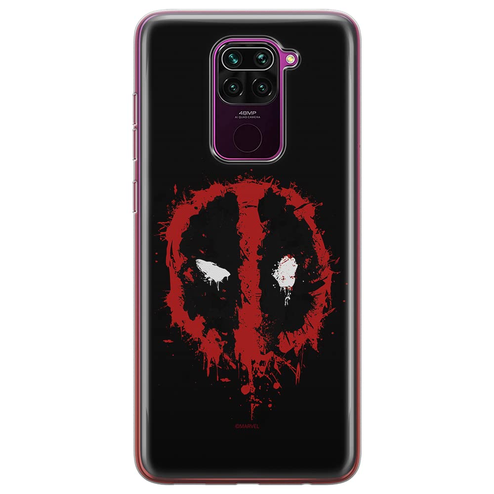 ERT GROUP mobile phone case for Xiaomi REDMI NOTE 9 original and officially Licensed Marvel pattern Deadpool 013 optimally adapted to the shape of the mobile phone, case made of TPU