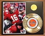 Joe Montana "Joe Cool" Nfl Wide World Of Sports Stat Plaque