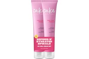 Cake Beauty Curl Defining Cream, The Curl Friend - For Curly Hair | For Frizz Control | Moisturizes & Defines | With Avocado 