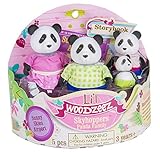 Li'l Woodzeez Skyhopper Panda Family – 5 Pieces Including Storybook – Ages 3+