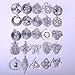 Michelle Queen Celtic Cross Charms for DIY Necklace Pendants Making Pack of 25