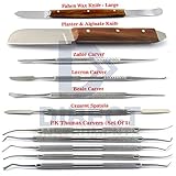 11 Pieces Set Dental Waxing Instruments Carving Kit