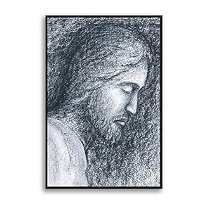 Framed Canvas Home Artwork Decoration Portrait Canvas Wall Art for Living Room, Bedroom - 16x24 inches