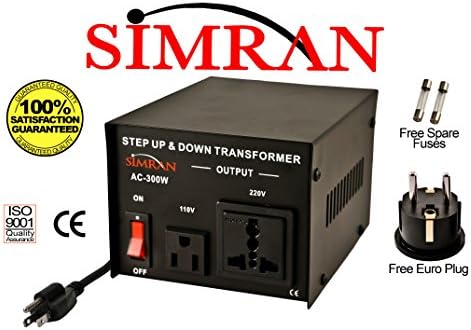 Simran Ac300 Step Updown Voltage Converter Transformer 110V220V 300 Watts