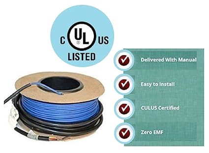 Heavenly Heat Floor Heating System 30 Sqft 120v Easy Wire