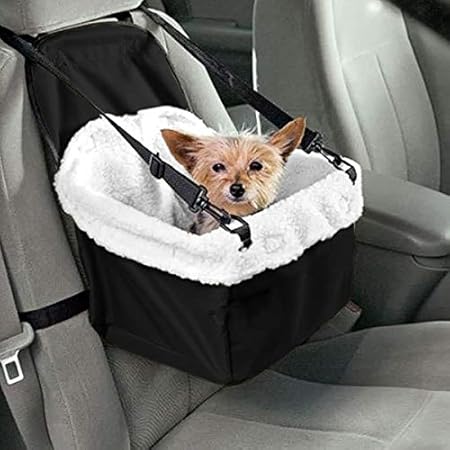IGS Autositz für Hunde und Katzen Tiertransportbox Hundebox Kleintier Tragebox Transportbox