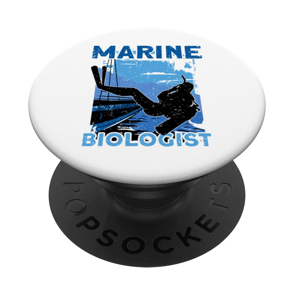 Marine biologist marine life PopSockets Swappable PopGrip