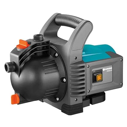 Gardena 01709-61 Gartenpumpe 3500/4, 800 W, türkis, schwarz, Orange