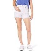 Signature by Levi Strauss & Co. Gold womens Juniors High Rise Shortie Cut Off Shorts