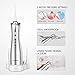 Hangsun Dental Water Flosser Cordless Rechargeable Oral Irrigator Electric Flossers HOC460P with Portable Inductive Charger IPX7 Waterproof Water Jet Teeth Cleaner for Brace Bridge Travel and Home Use