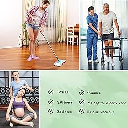 4 Pairs Unisex Non Slip Grip Socks for Yoga