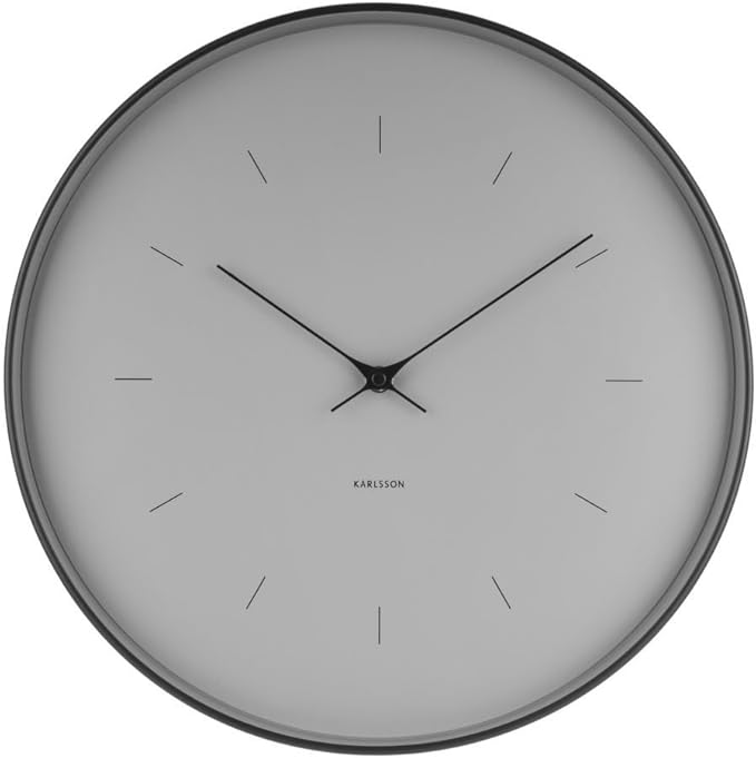 Karlsson Quiet Clocks KA5707GY Amazon.co.uk Kitchen & Home