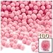 The Crafts Outlet 100-Piece Multi Purpose Pom Poms, Acrylic, 7mm/0.28-inch, Round, Lavender Light Purple