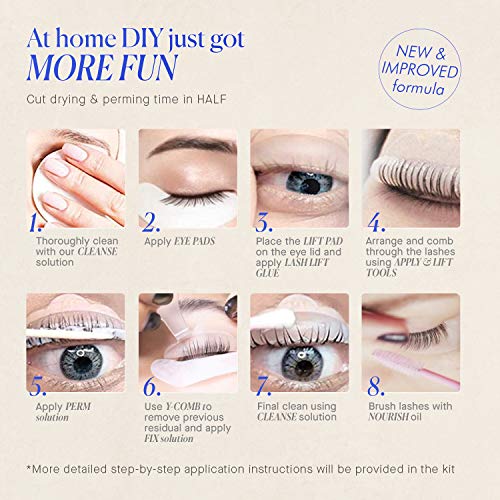 Lash Lift Kit & Brow Lamination Kit Lash lift KERATIN DIY SalonLike