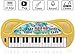 AIMEDYOU Kids Keyboard, 32 Keys Kids Piano Portable Electronic Musical Instrument Multi-Function Music Keyboard Piano for Kids Early Learning Educational Toy Birthday Xmas Day Gifts (White)