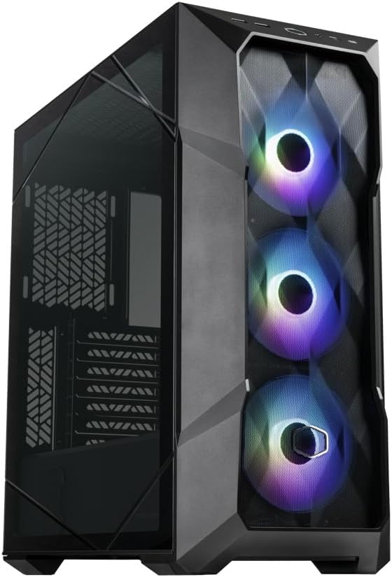 Cooler Master MasterBox TD500 Mesh V2 E-ATX Mid-Tower 3 ARGB Fan PC Case Black