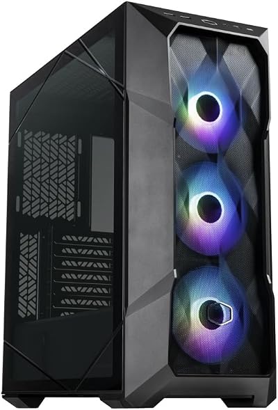Cooler Master MasterBox TD500 Mesh V2 E-ATX Mid-Tower 3 ARGB Fan PC Case Black