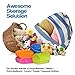 Sokos Bean Bag Chair, Premium Cotton Canvas Toy Organizer for Kids Bedroom, Storage for Your Boys and Girls Stuffed Animals and Blankets (38