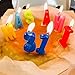 NEWCANDLE Blue Birthday Candles 1 Candle 1st One Year Cake Bady Roman Numberal Cool Number Candle No 10 11 12 13 14 15 16 17 18 19
