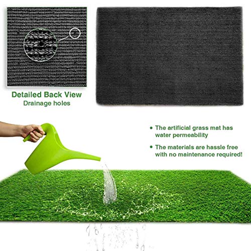 ALTRUISTIC Premium Artificial Grasss Drainage Holes & Rubber Backing 70