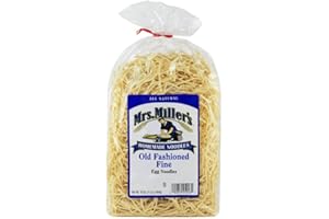 Mrs. Miller's Homemade Egg Noodles, All Natural USA Made Amish Pasta, 16 ounce, Fine Width