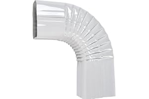 VYH Downspout Elbow 2x3 b Elbow, 90 Degree Downspout Elbow，No Crimp., 2x3 Downspout Elbow, High Gloss White 2x3 Gutter Elbow,