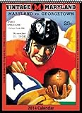 Maryland Terrapins 2014 Vintage Football Calendar by Asgard Press (2013-08-01) by 