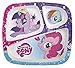 Zak Designs My Little Pony 3-section Kids Plate, TV Series