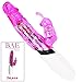 Rabbit Vibrator Rechargeable Sex Toy Clitoral and G Spot Stimulation Powerful Vibrations