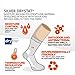 Sox Silver Drystat Crew Socks