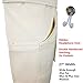 Medium Thick 100% Cotton Canvas, Kitchen Artist Apron for Chef, BBQ & Grill, 6 Deep Pockets with 1 Zipper Pocket, M-XXL, 27