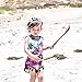 Baby Girls Cross Tassel Beachwear Coconut Palm Printing Sleeveless Floral Sunsuit Set Outfits