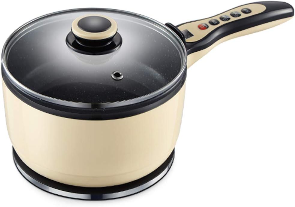 Household Mini Multi-function, Non-stick Rice Cooker Electric Wok, Dormitory Student Bedroom Cooking Noodle Artifact And Cooking (color : Without Yellow)