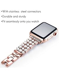 Lujoso diamante de imitación para Apple Watch Band