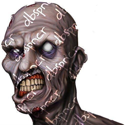 Zombie Monster Car Windscreen Sticker Horror Walking Dead Decal Tuning Dub