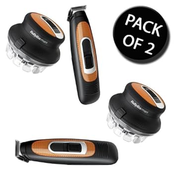 2x Babyliss 7435u Easy Cut Clever Rechargeable Hair Clipper For
