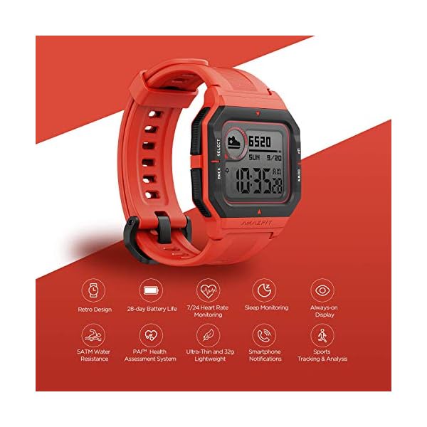 Amazfit Neo - Smartwatch Red