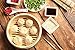 10 Inch (25.4cm) Premium Organic Bamboo Steamer by Harcas. Large 2 Tiers with Lid. Strong, Durable. Best for Dim Sum, Vegetables, Meat and Fish. Hand Made. Chopsticks Included
