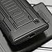 Lumia 735 Case, [Victorlan] Microsoft Lumia 735 Case, Future Armor Rugged Hybrid Protective Cover Case For Microsoft Nokia Lumia 735 / Lumia 730 With Kickstand (Black)