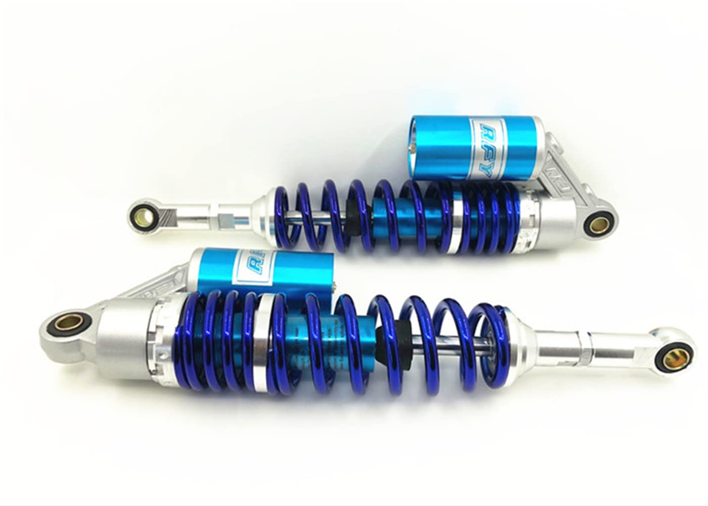 Photo 1 of **INCOMPLETE** Hegeiis 360mm 14.17 inch 7mm Spring Universal Motorcycle Air Shock Absorber Rear Suspension ATV Quad Scooter Dirt Bike For CBR600 CBR400 CB500 YZF XC EXC XCF Blue