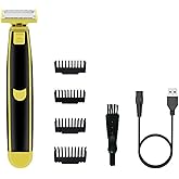 Beard Trimmer and Shavers for Men, Wet and Dry Full Body Shaver with 4 Combs, Rechargeable Mens Electric Razors for Shaving Face, Beard, Hair and Body, Gifts for Men