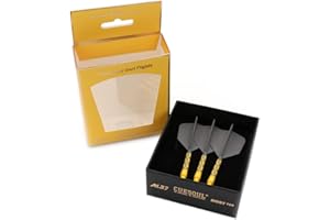 CUESOUL ROST T19 Integrated Dart Shaft and Flights Big Wing Shape Grey 33mm-Say Goodbye to Falling Dart Flight