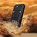 Seacosmo Waterproof Case for iPhone 8/iPhone 7, Full Body Protective Shell with Built-in Screen Protector Military Grade Rugged Heavy Duty Case Cover, Black