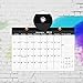 Ankuka Black Home Planner Wall Calendar for 2019, Month-to-View Family Organiser with Special Iterms and Large Spaces for Each Day, 16.5