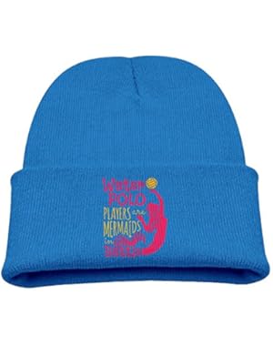 Water Polo Mermaids In Battle Kid's Hats Winter Funny Soft Knit Beanie Cap, Unisex
